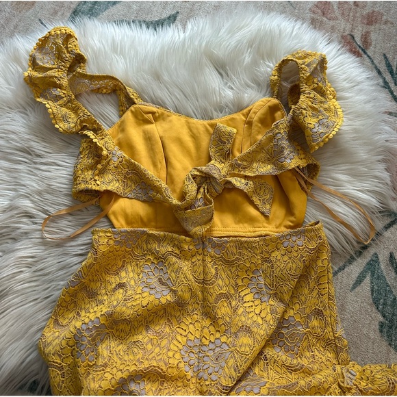 HELLO MOLLY Forever Love Dress In Yellow - Picture 8 of 9